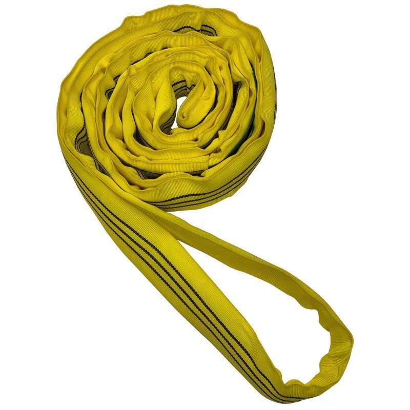 3 Ton Round Polyester Endless Tubular Webbing Sling-Single Sleeve