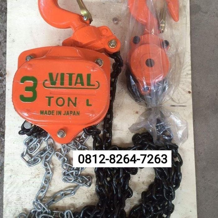 Japanese Vital lifting chain, load capacity 3 tons, chain length 3 meters, chains customized to order.