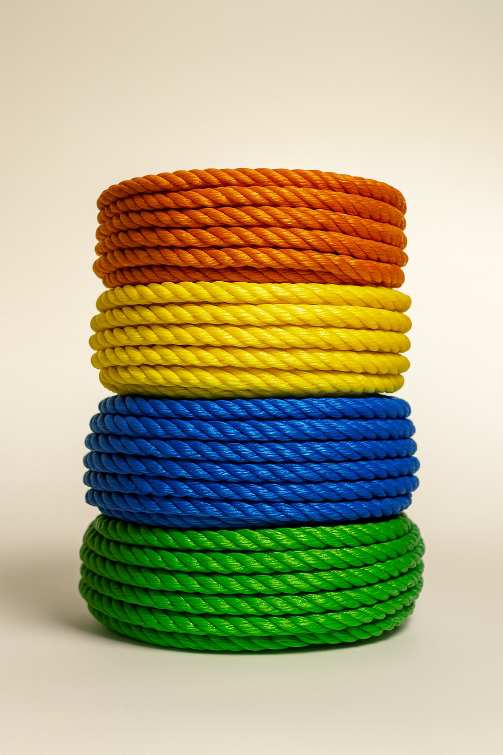 High-quality colored nylon rope Sizes start from: 2 mm to 24 mm - Lengths 50 - 100 - 200 meters and yards upon request