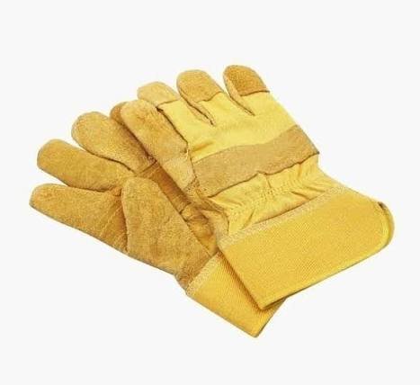 Leather Rigger Gloves (Full Yellow)