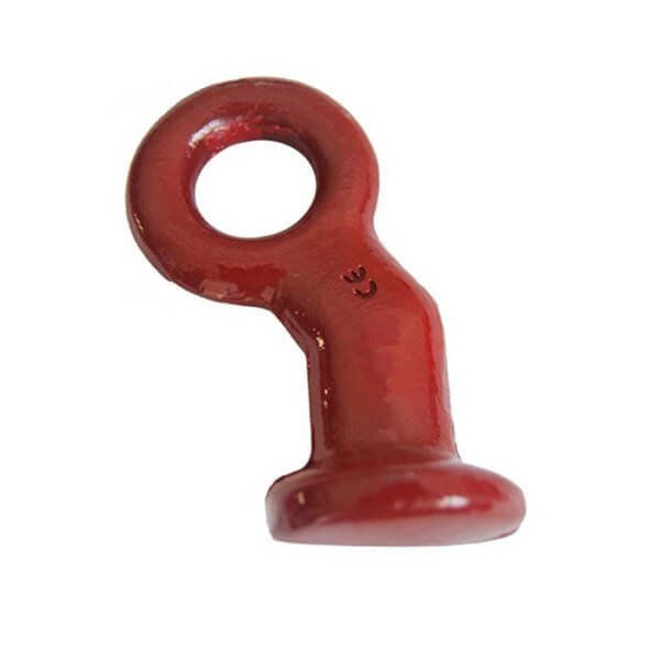 Eye elephant foot forged alloy steel painted red