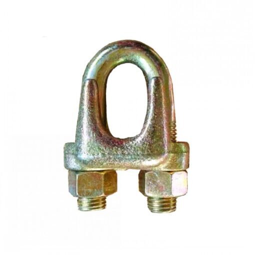 Rope Wire Clips A Type Yellow Zinc Galvanzied