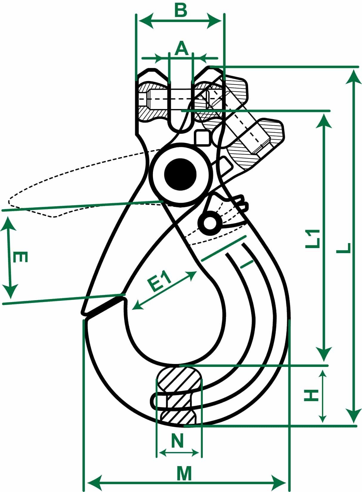 Self-locking hook from Clevis - Image 2