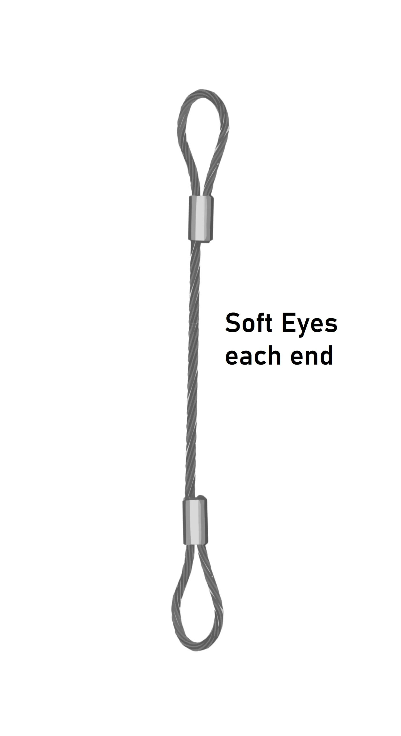 Single leg wire rope 6 mm 0.4 tons - Image 2