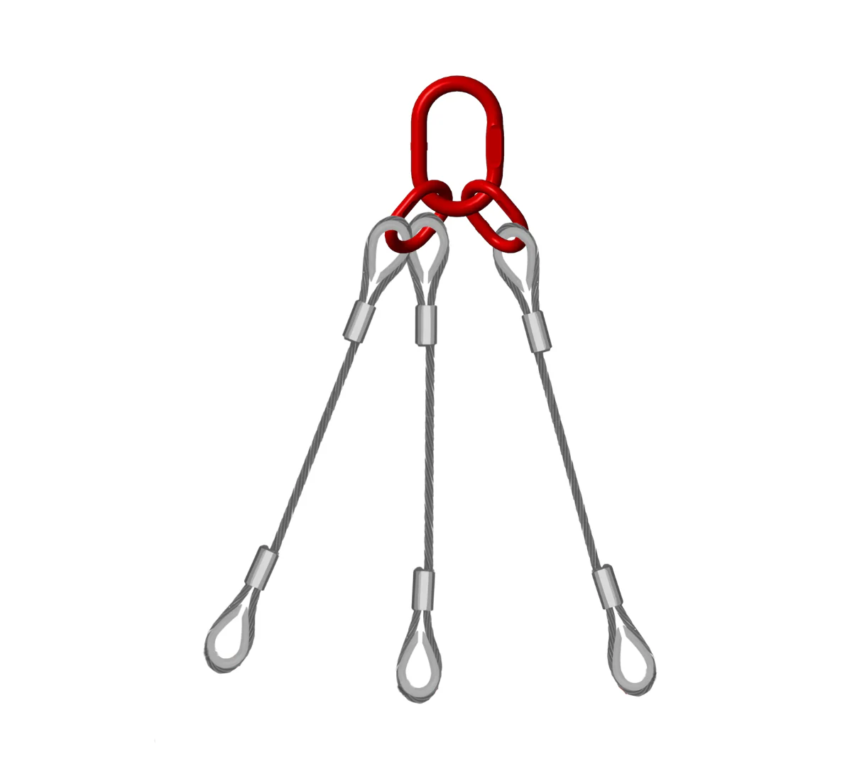 6 mm 0.9 ton three-leg wire rope