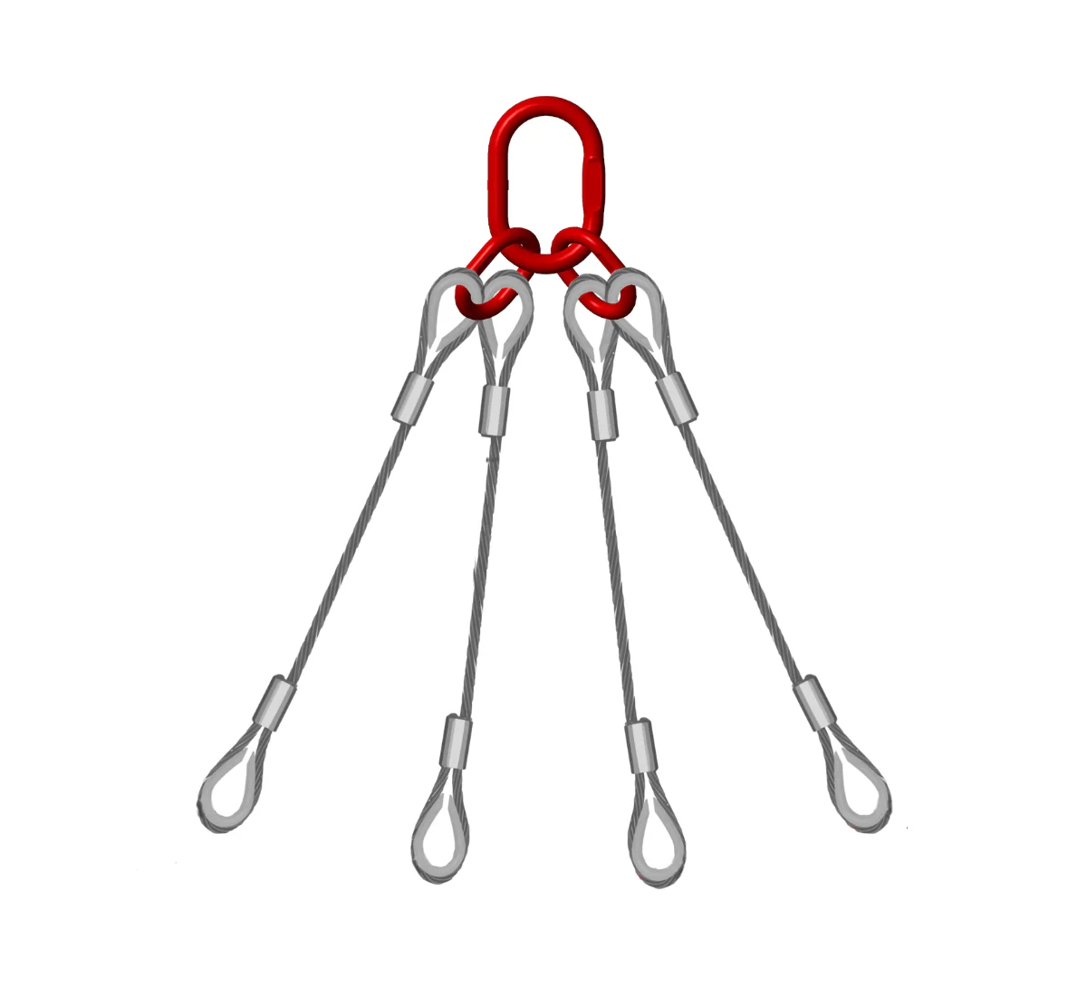 4-leg wire rope 5 mm 0.6 tons