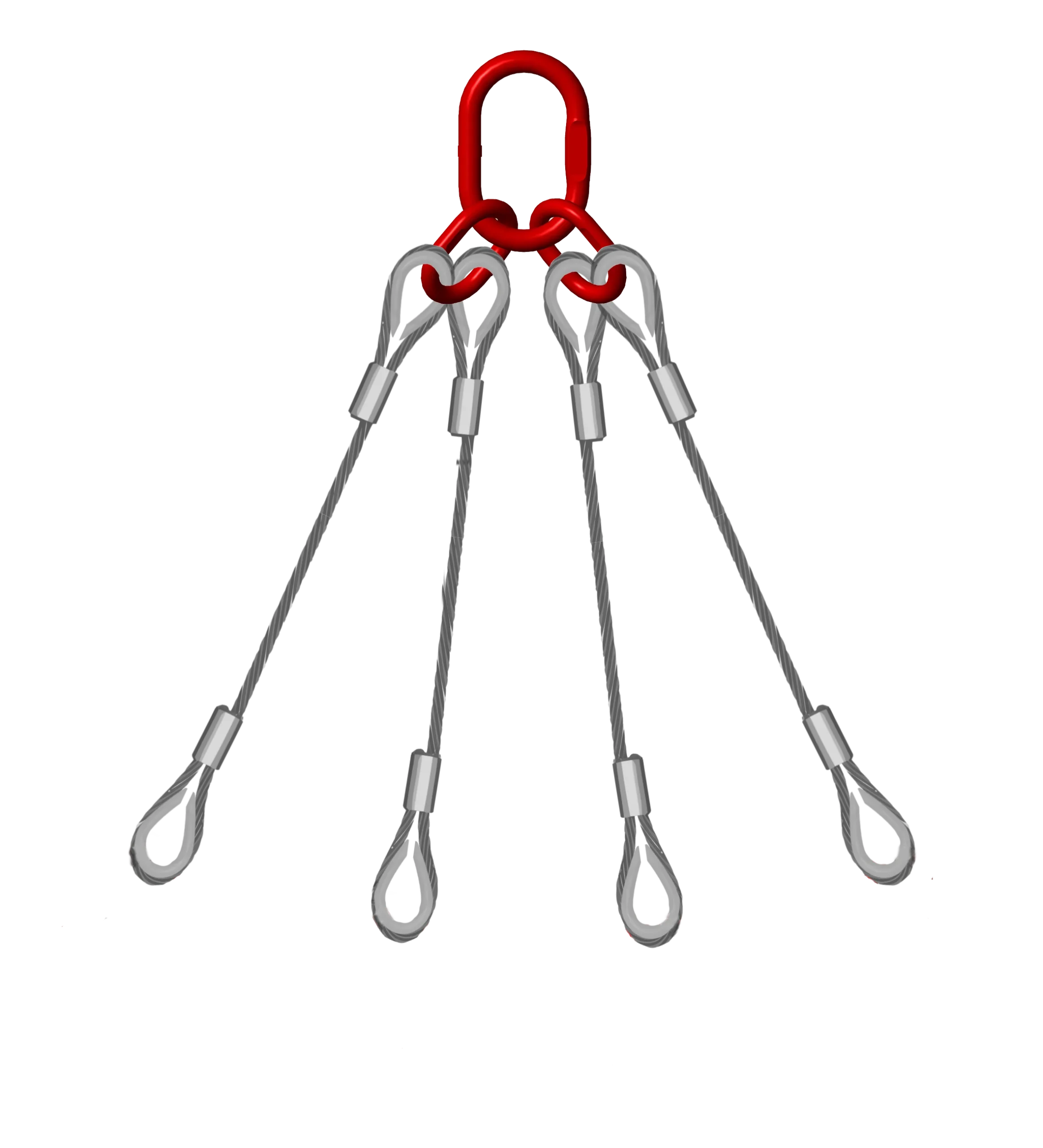 6 mm 0.9 ton four-leg wire rope