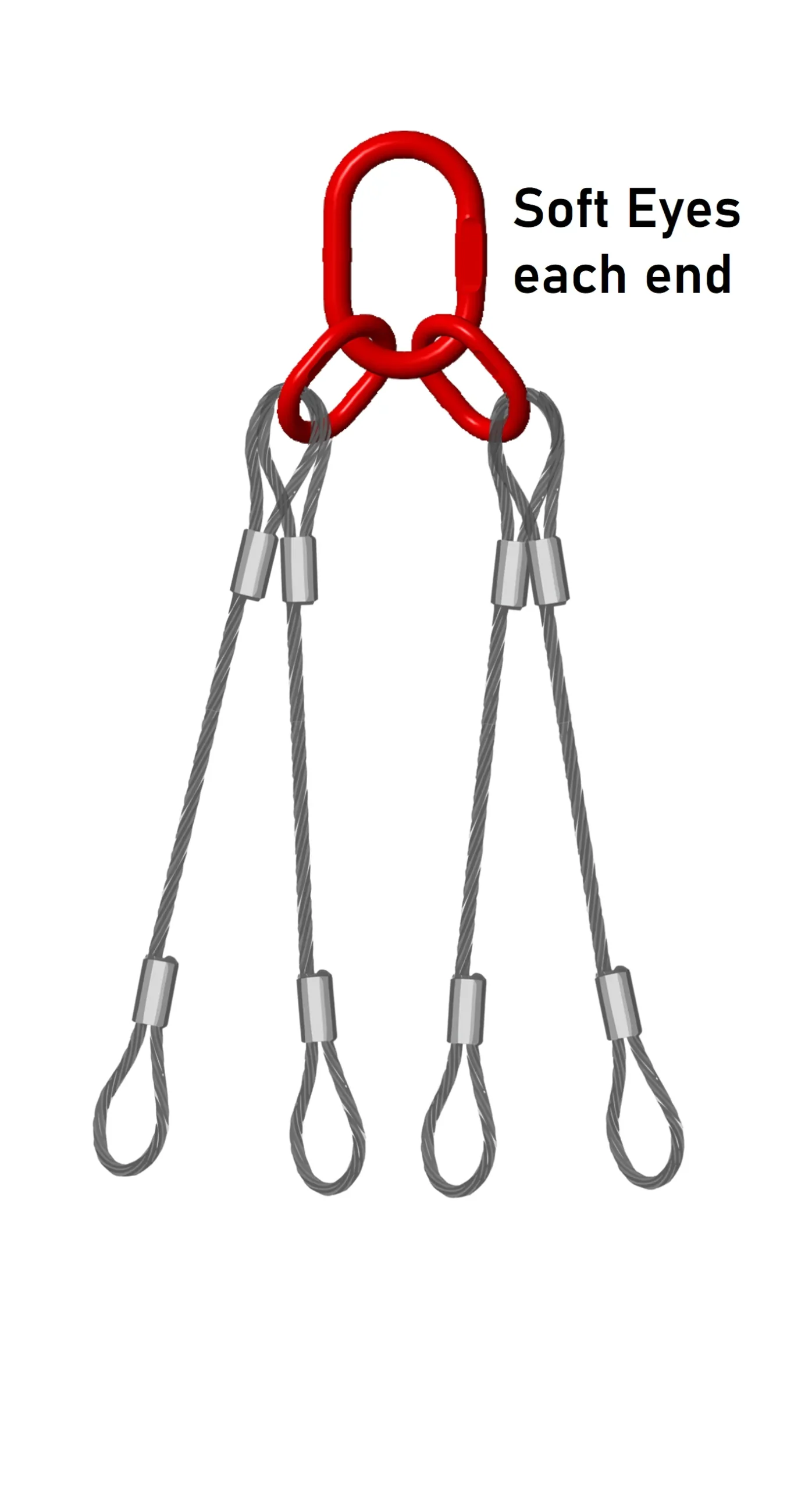 6 mm 0.9 ton four-leg wire rope - Image 4