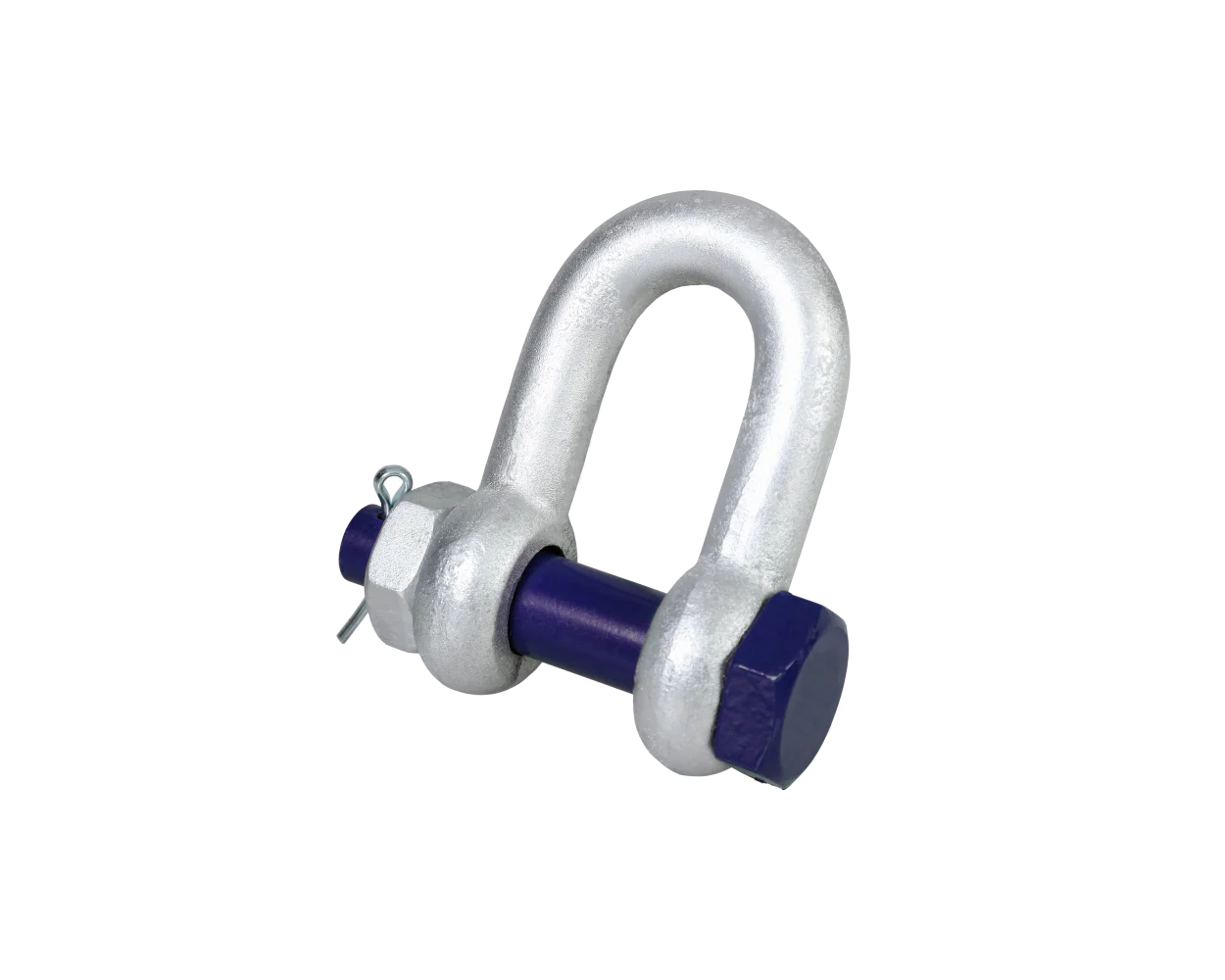 De Shackles with Standard Blue Safety Pin