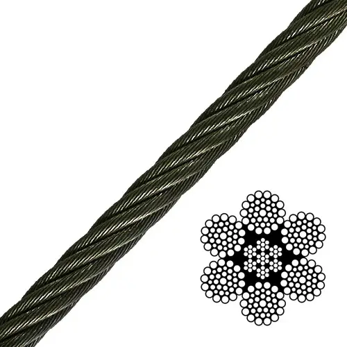 1 4 6x36 class bright wire rope 52  52994