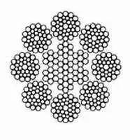 8x36 Wire Rope cross section