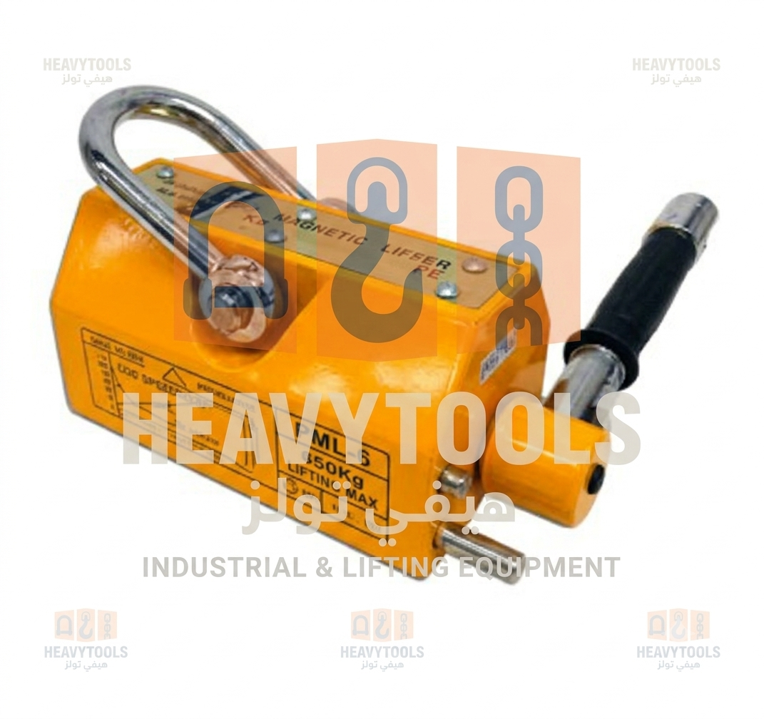 Permanent lifting magnet PML for lifting steel plates, pipes and structural steel in Saudi Arabia