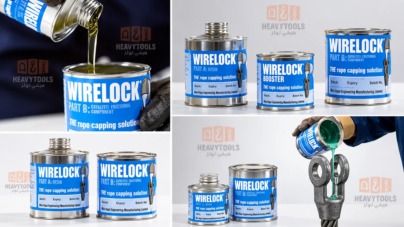 WIRELOCK wire rope socketing compound In KSA.